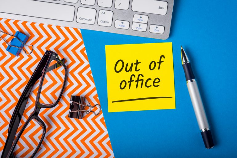 out of office notice