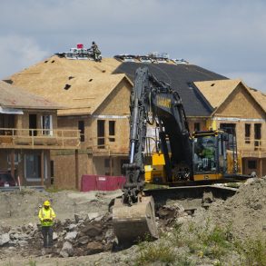 New homes are constructed in Ottawa on Monday, Aug. 14, 2023. THE CANADIAN PRESS/Sean Kilpatrick